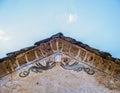 Village church bell tower in Bulgaria. Royalty Free Stock Photo