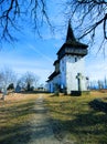Village church in Romania Royalty Free Stock Photo