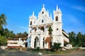 Village Church in sunset , India Royalty Free Stock Photo
