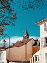 Village of Conflans saint HonorÃ©, small town in the north of Paris, France