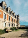 Village of Conflans saint HonorÃ©, small town in the north of Paris, France