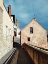 Village of Conflans saint HonorÃ©, small town in the north of Paris, France