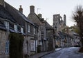 Corfe Castle in Dorset, UK.