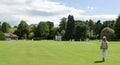 Village Criicket - Cricket Game - North Yorkshire Royalty Free Stock Photo