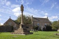 Village Cross at Guiting Power, Cotswolds, Gloucestershire, England Royalty Free Stock Photo