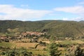 Village of Cucugnan in Corbieres Royalty Free Stock Photo