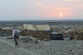 Village in the Danakil depression Ethiopia