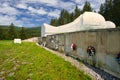 Memorial to the 2nd Czechoslovak Parachute Brigade in Crmne meadow near Dolna Lehota village