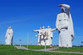 The Village Dubosekovo. Moscow oblast. Russia. The memorial complex `to the Heroes of Panfilov`.