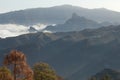 Village of El Toscon and Roque Bentaiga.