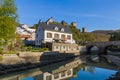 Village Esch sur Sure in Luxembourg Royalty Free Stock Photo