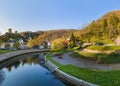 Village Esch sur Sure in Luxembourg Royalty Free Stock Photo