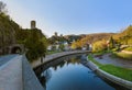 Village Esch sur Sure in Luxembourg Royalty Free Stock Photo