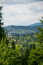 Village of ethnic Hutsuls in Carpathians