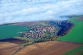 Village Evan, Litomerice, Usti Region - Czech Republic Aerial photo