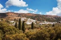 Village of Filoti in Naxos Island, Greece. Royalty Free Stock Photo