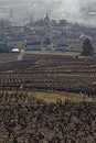 The village of Fleurie, in Beaujolais region Royalty Free Stock Photo