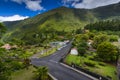 Village of Grand Ilet, Salazie, Reunion Island