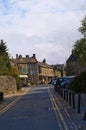 The village of Grassington in the Yorkshire Dales and Linton Falls