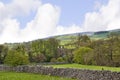 The village of Grassington in the Yorkshire Dales and Linton Falls