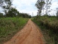 Village gravel road