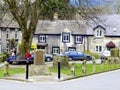 Village green Castleton, Derbyshire . Royalty Free Stock Photo