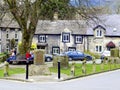 Village green Castleton, Derbyshire .