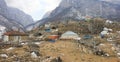 The village of Gyzdakhnya. Azerbaijan. Small village in the mountains