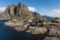 Village of Hamnoy, Lofoten Islands, Norway Royalty Free Stock Photo