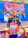 Village Health Volunteer new year party and New Year's gift draw , 5 January 2024 , Buriram Thailand.