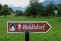 Village of Heidi - Heididorf - in Switzerland