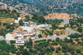 Village hidden in the mountains, Crete Island, Greece Royalty Free Stock Photo