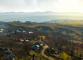 Village on a hill near Shamakhi city. Azerbaijan