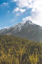 Village in Himachal pradesh. Chitkul is  India`s last village towards China Royalty Free Stock Photo