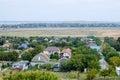 village for the homeland. Top view of the village in the Krasnodar Territory of Russia