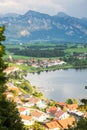 Village of Hopen in the alps of Bavaria Royalty Free Stock Photo