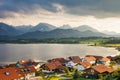 Village of Hopen in the alps of Bavaria