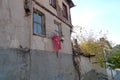 Village house that defies years in Beypazari Goynukte Royalty Free Stock Photo