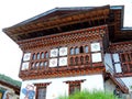 Village house enroute Chimi Lhakhang, Bhutan Royalty Free Stock Photo