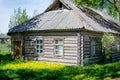 Village House, green lawn Royalty Free Stock Photo