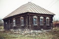 Village house in Mordovia Royalty Free Stock Photo