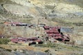 Village houses in the mountain valley Royalty Free Stock Photo