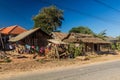 Village houses in Muang Sing, La