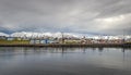 Village of Hrisey island in Iceland