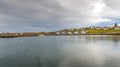 Village of Hrisey island in Iceland