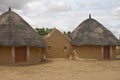 Village hut in Thar desert Royalty Free Stock Photo