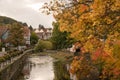 Village impression from the hessia town called Lauterbach Royalty Free Stock Photo