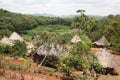 Village of indigenous people, central America Royalty Free Stock Photo