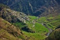 Rural Village Looks like a Heaven with Rivers and Tree. Royalty Free Stock Photo