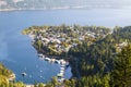 Village of Kaslo on Kootenay Lake Royalty Free Stock Photo